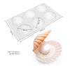 Clam Shell Silicone Mold For Cake Decorating. Clam Mold. Gumpaste Shell Mold, Polymer Clay Soap Resin Sea Shell Mold, Silicone Mould