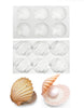 Clam Shell Silicone Mold For Cake Decorating. Clam Mold. Gumpaste Shell Mold, Polymer Clay Soap Resin Sea Shell Mold, Silicone Mould