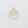 Custom Stainless Steel Charm, Round Rose Gold Silver Personalized Charm, Logo Charm, Laser Engraved Charm Beads For Jewelry Bracelets Making