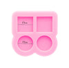 Earring Mold for Resin - Stud Mold - DIY Resin Earring - Round Circle Square Mold - Stud Earring Silicone Mold - Jewelry Mold - Tiny Mold