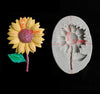 Sunflower Silicone Mold - Spring Autumn Flower Mould Sun Flower Chocolate Candy Soap Fondant Cake Decoration Resin DIY Clay DIY Crafting