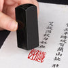 Custom Japanese Hanko Chop Round Square - Black Japanese Name Stamp - Chinese Name Stamp - Chinese Name Seal - Personalized Stationery