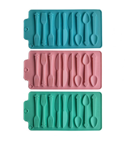 Spoon Fork Mold - Cutlery Resin Mold - Flexible Silicone Push Mold - Craft - Dessert - Mini Food - Soap Mold - Resin - Jewelry Chocolate