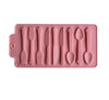 Spoon Fork Mold - Cutlery Resin Mold - Flexible Silicone Push Mold - Craft - Dessert - Mini Food - Soap Mold - Resin - Jewelry Chocolate