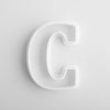 Alphabet Cookie Cutter - Polymer Clay Fondant Cutters - Uppercase Bold Letter Cutter A,B,C,D,E,F,G,H,I,J,K,L,M,N,O,P,Q,R,S,T,U,V,W,X,Y,Z