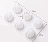 3D Pumpkin Mold - Silicone Handmade Soap Mold - Fondant Chocolate Cake Mold - Cake Decorating Tools Plaster Candle Mold - Polymer Clay