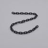 Plastic Flat Chain, DIY Jewelry Making Supplies, Necklace Craft Supplies Findings Bulk Chain Men Women Red Yellow Pink Purple Black White