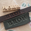 Custom Leather Stamp - Personalized Leather Stamps- Leather Logo Stamp - Embossing Stamp - Brass Iron Leather Branding Stamp - Branding Iron Custom Logo Embossed Embosser Stamp - Wood Stamp - Carving