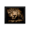 Jaguar Leopard Framed Wall Photo Art Decoration