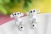 Jewelry - Lightningstore 12 Style New Fashion Bijoux 3d Black Eye Cute Small Cat Stud Earrings For Women Fine Jewelry Pendientes Brincos