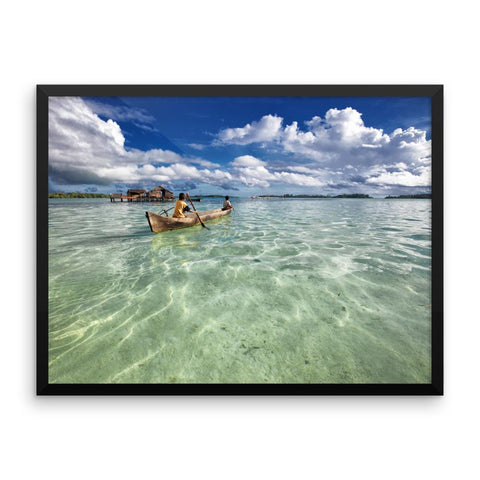 Kayaking Canoeing Framed Photo Poster Wall Art Decoration Decor For Bedroom Living Room