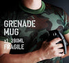 Kitchen - Lightningstore Funny Creative Novelty Grenade Designed Ceramic Water Coffee Mug Cup With A Lid Grenade Cup