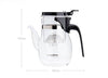 Kitchen - LightningStore Modern High Tech Glass Tea Pot Cup Glass Kettle - Made Of Food Grade PC - A Must Have For Tea Lovers