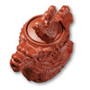 Kitchen - LightningStore Red Black Ancient Antique Kung Fu Black Brown Dragon Tea Pot Cup Kettle - Made Of Clay - A Must Have For Tea Lovers
