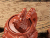 Kitchen - LightningStore Red Black Ancient Antique Kung Fu Black Brown Dragon Tea Pot Cup Kettle - Made Of Clay - A Must Have For Tea Lovers