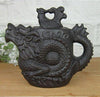 Kitchen - LightningStore Red Black Ancient Antique Kung Fu Black Brown Dragon Tea Pot Cup Kettle - Made Of Clay - A Must Have For Tea Lovers