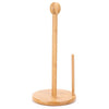 Kitchen - LightningStore Stylish Bamboo Paper Towel Holder - Vertical Pole - Excellent For Using At Home Or Office
