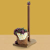 Kitchen - LightningStore Stylish Grape Basket Paper Towel Holder - Vertical Pole - Excellent For Using At Home Or Office