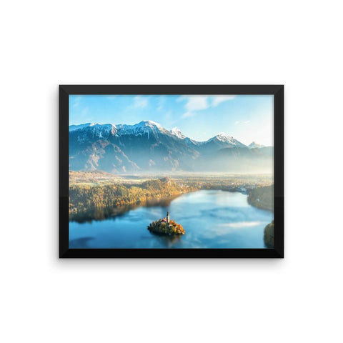 Lake Framed Photo Poster Wall Art Decoration Decor For Bedroom Living Room