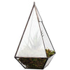 Lawn & Patio - LightningStore Bonsai Modern Glass Geometric Terrarium Pyramid Succulent Box Planter Flower Pot Eco Bottle Miniature Miero Landscape Vivaria Plants Pot