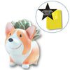 Lawn & Patio - LightningStore Corgi Dog Succulent Plants Pot Microlandschaft Personalized Office House Balcony Landscape Pot Creative Decorative Flower Pots + Mini-Figure Set Bundle