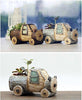 Lawn & Patio - LightningStore Cute Brown Grey Gray Truck Wagon Car Succulent Plants Pot Microlandschaft Personalized Office House Balcony Landscape Pot Creative Decorative Flower Pots