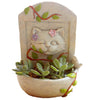 Lawn & Patio - LightningStore Cute Cat Funeral Graveyard Rest In Peace Succulent Plants Pot Microlandschaft Personalized Office House Balcony Landscape Pot Creative Decorative Flower Pots