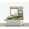 Lawn & Patio - LightningStore Gentle Life Window Succulent Plants Pot Microlandschaft Personalized Office House Balcony Landscape Pot Creative Decorative Flower Pots