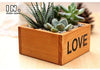 Lawn & Patio - LightningStore Love Flower Pot Succulent Plants Pot Microlandschaft Personalized Office House Balcony Landscape Pot Creative Decorative Flower Pots
