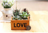 Lawn & Patio - LightningStore Love Flower Pot Succulent Plants Pot Microlandschaft Personalized Office House Balcony Landscape Pot Creative Decorative Flower Pots