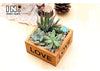 Lawn & Patio - LightningStore Love Flower Pot Succulent Plants Pot Microlandschaft Personalized Office House Balcony Landscape Pot Creative Decorative Flower Pots