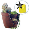 Lawn & Patio - LightningStore Succulent Plants Pot Microlandschaft Personalized Office House Balcony Landscape Pot Creative Decorative Flower Pots + Mini Figures Bundle