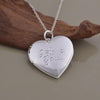 LightningStore Silver I Love You Locket Necklace With Engraving