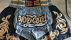 Muay Thai Shorts For Men And Women - Muay Thai Gears -Limited Edition Thai Boxing Shorts Gray Black Color