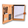 Office Product - Cool Elegant Black Brown Business File Folder - Comes With Free Calculator - A4 Size Paper - 4 Ring Binder - Excellent Deal - Claim Yours Now