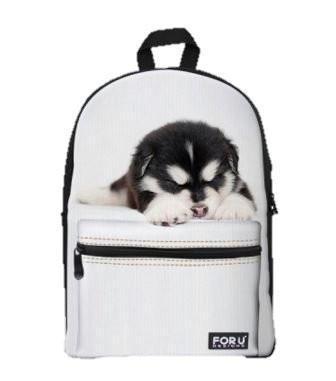 PC Accessory - LightningStore Super Cute Children Siberian Husky Puppy School Bags Kindergarten Girls Boys Kid Backpack Cartoon Toys Fashion 3D Animal Schoolbag Casual Kids Shoulder Book Bag Mochila Escolar