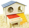 Pet Products - Cute Adorable Brown Blue Red Yellow Hamster Rat Guinea Pig Home - Excellent For Putting Inside The Cage - Decorate And Personalize Your Pet's House With This Lovely Accessory