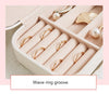 Portable Jewelry Organizer - Jewelry Storage Box Case - Ideal For Storing Your Earnings, Rings and Necklaces