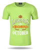 Legends Are Born in October Men's T Shirts - Limited Edition