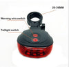 Safety Light - Bicycle Tail Light Safety Night LED With Cool Laser Accessories