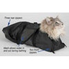 Scratch Resistant Cat Grooming Bag For Nail Trimming, Bathing, And Injections