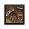 Screws Nuts And Bolts Engineering Framed Photo Poster Wall Art Decoration Decor For Bedroom Living Room
