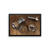 Screws Nuts And Bolts Engineering Framed Photo Poster Wall Art Decoration Decor For Bedroom Living Room