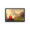Shaolin Monk Meditation Framed Photo Poster Wall Art Decoration Decor For Bedroom Living Room