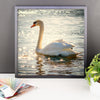 Swan Framed Photo Poster Wall Art Decoration Decor For Bedroom Living Room