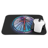 Jesus Cross Divine Religious Mousepad Round Mousepad Office Decor Mouse Mat
