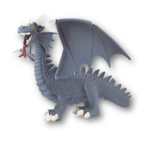 Toy - Gray Grey Blue Dragon Action Figure Toy - A Must Have For Children And Teens - Excellent As A Collector's Item
