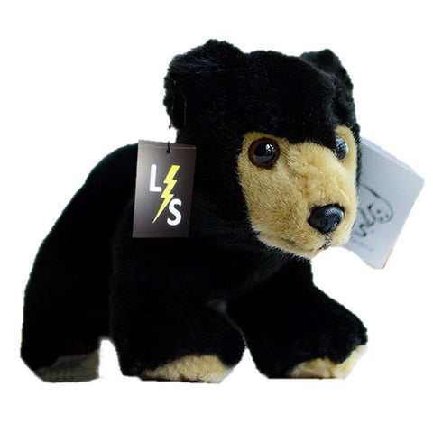 Toy - LightningStore Adorable Cute Baby Black Bear Doll Realistic Looking Stuffed Animal Plush Toys Plushie Children's Gifts Animals