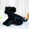 Toy - LightningStore Adorable Cute Baby Black Panther Dog Puppy Doll Realistic Looking Stuffed Animal Plush Toys Plushie Children's Gifts Animals + Toy Organizer Bag Bundle