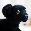 Toy - LightningStore Adorable Cute Baby Black Panther Dog Puppy Doll Realistic Looking Stuffed Animal Plush Toys Plushie Children's Gifts Animals + Toy Organizer Bag Bundle